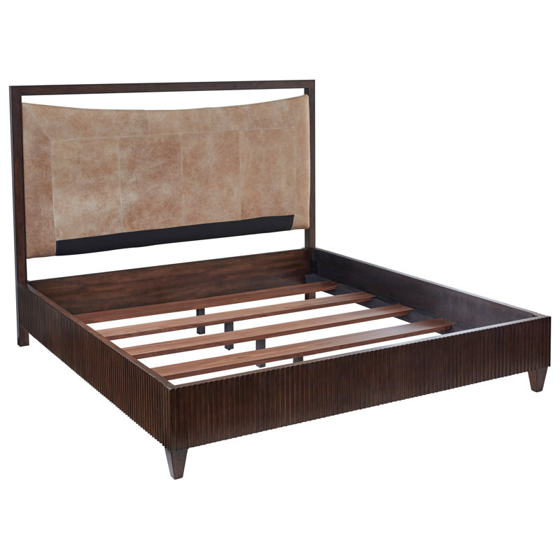 West Camden Leather Platform Bed, Queen