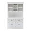 Bibliothèque de rangement H 86,61 po x l 57,09 po