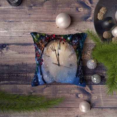 Premium Washable Cushion, 17.0 x 17.0 Inches, 50% Cotton / 50% Polyester, Silicone Filling | Machine Washable at 86°F, Iron Safe | Soft Comfort for Home Decor, Stylish & Functional for Living Room & Bedroom