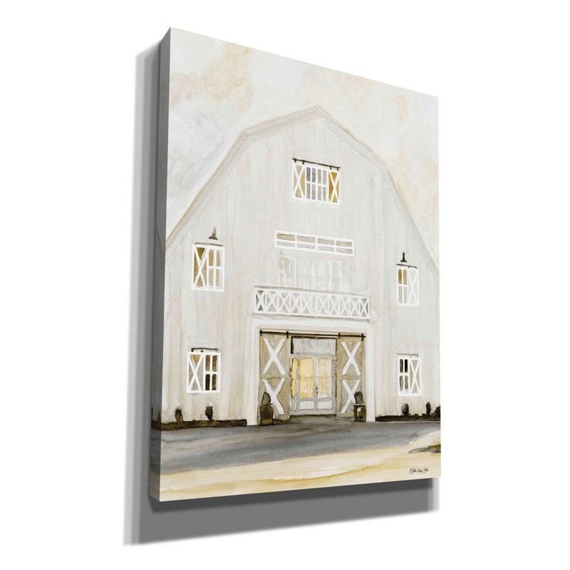 «Wedding Barn» par Stellar Design Studio - peinture sur toile tendue, H 54 po x l 40 po x P 1,5 po