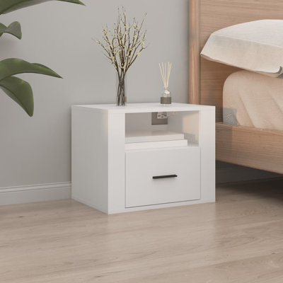 Jalaysia 50cm W Manufactured Wood Bedside Table