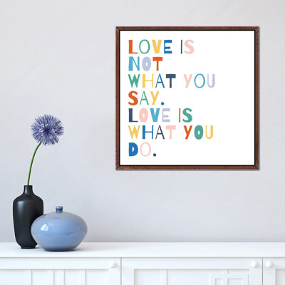Rainbow Words I by Moira Hershey - Print on Canvas