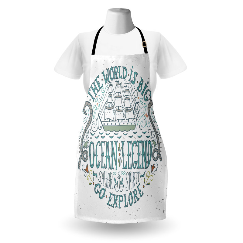 No Pattern Bib Apron