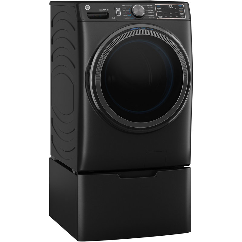Laveuse à chargement frontal Energy Star de 5 pieds cubes avec lavage à la vapeur GE Appliances