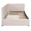 Lit de jour en tissu d'ameublement (beige)-1627320757