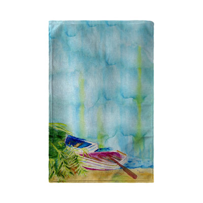 Serviette de plage rames "aquarelle Shangrila