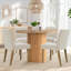 Chaises de salle à manger rembourrées en bois massif l 18,5 po Alesana -540620379