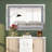 Amla 47.25" Modern Mirrored Console Table and Mirror Set Ultra‑Modern Contemporary Glam Stylish