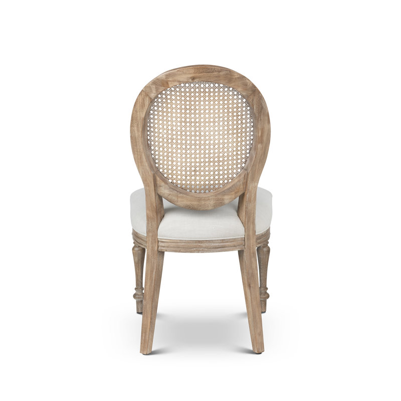 Upholstered Dining Chair, Driftwood