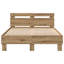 Vidaxl Wood Bed Frame with LED Durable-113970982-113970983