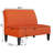 Devair 44" Armless Loveseat-540128903