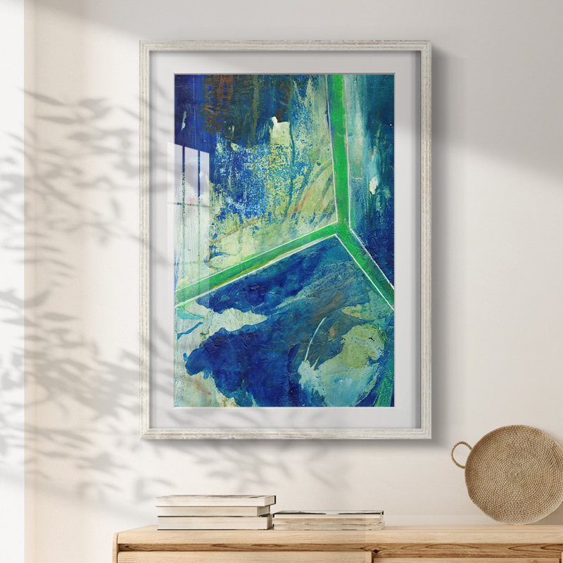 GeometricInCoolVI, reproduction encadrée, H 28,5 po x l 20,5 po