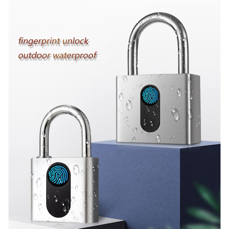Smart Keyless Fingerprint Bluetooth Padlock for Luggage and Lockers