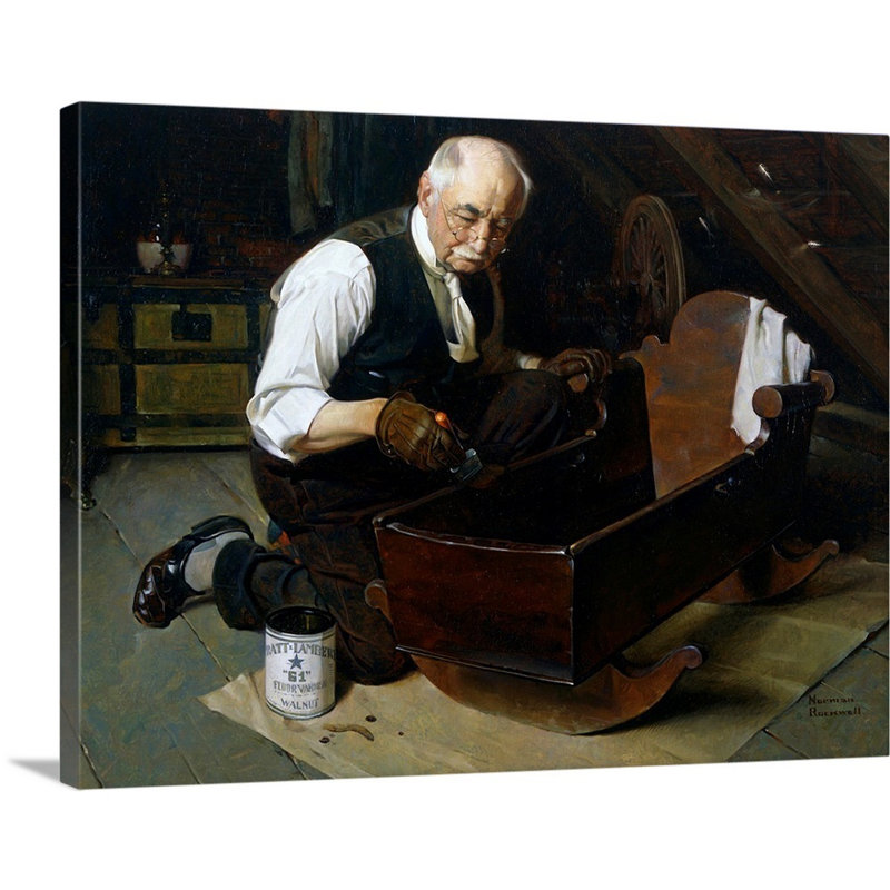 «Grandpa's Gift», art mural sur toile, H 18 po x l 24 po x P 1,25 po, Toile tendue