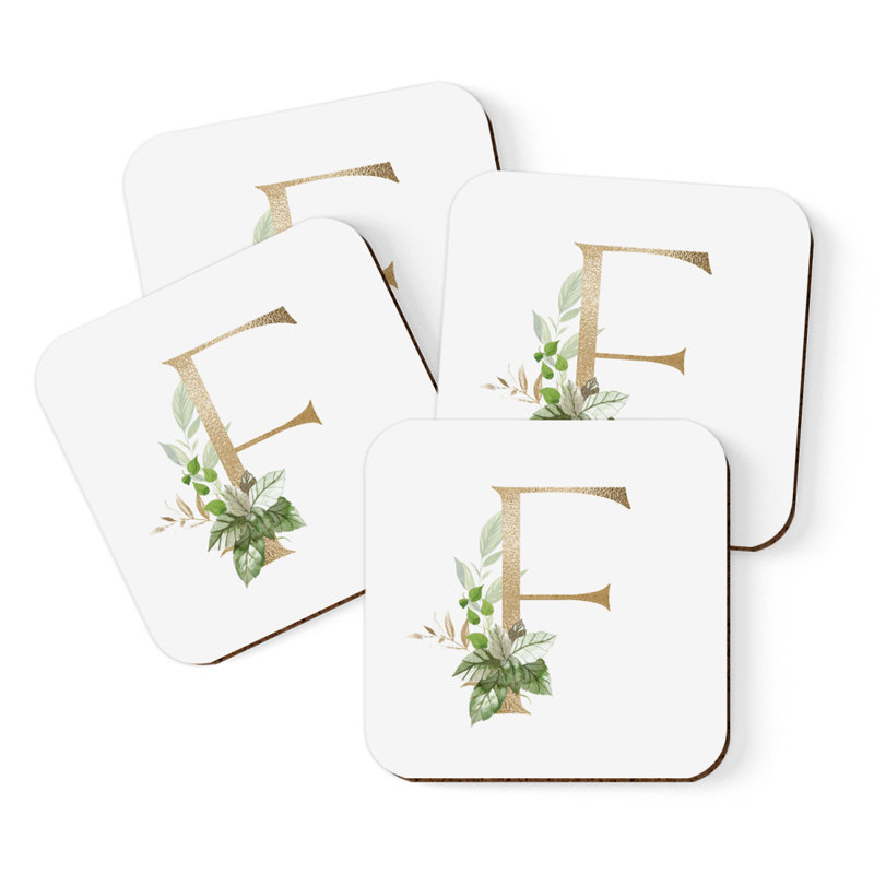 Sous-verre à monogramme Exotic, F