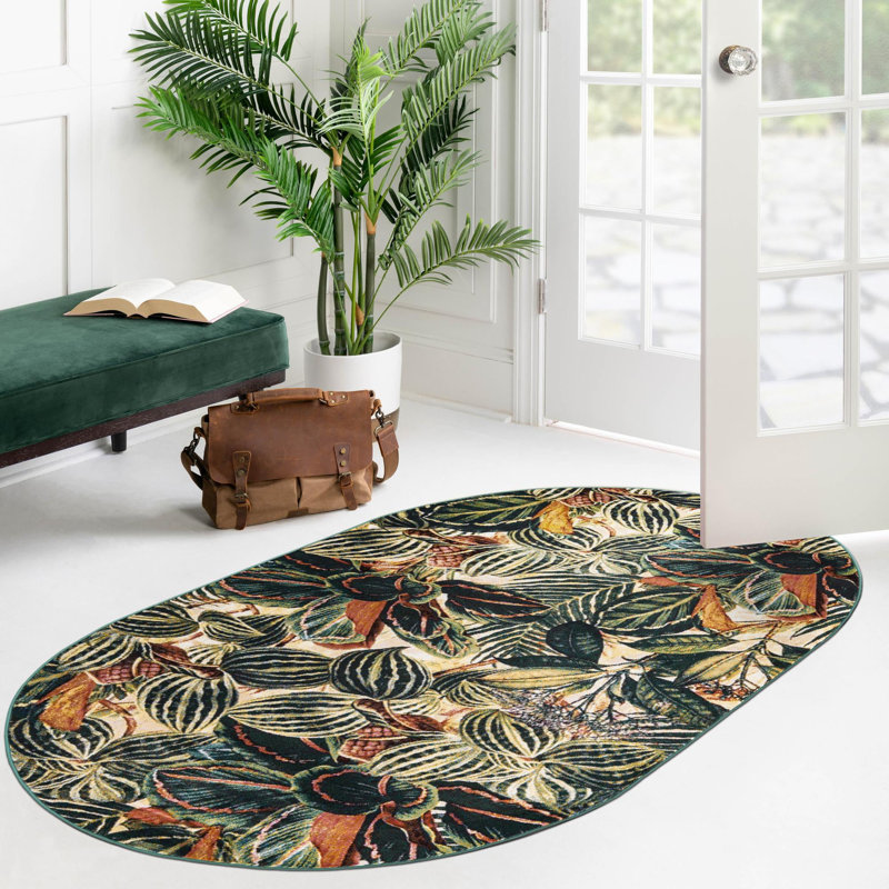 Tapis Multi_Unique Loom, Ovale 5 pi 3 po x 7 pi 10 po