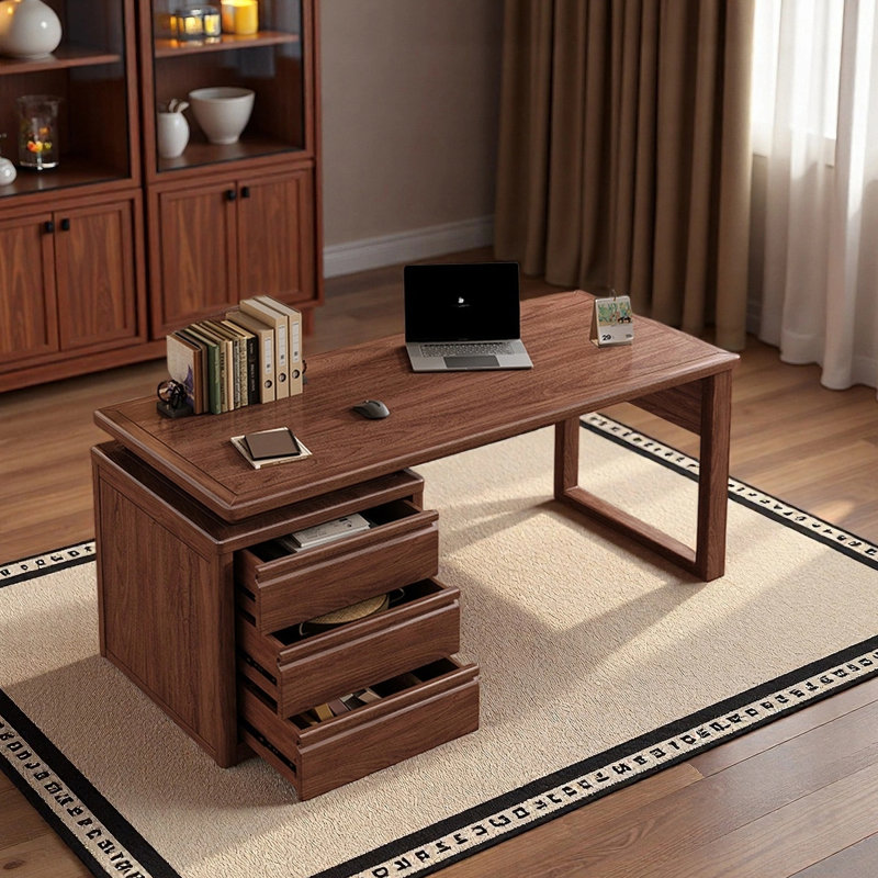 Bureau moderne de style simple, H 29,53 po x l 55,12 po x P 25,59 po