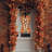 Large Fall Wreath Bows - Thanksgiving Orange Pumpkin Sunflower Burlap Bows for Wreaths, Indoor/Outdoor Decoration