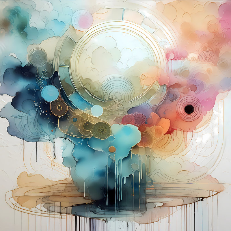 Cloud Symphony, 30" H x 30" W