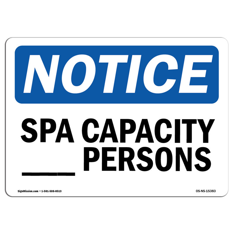 AVIS Capacité de spa personnalisée - Adhésif décoratif 14 po x 10 po