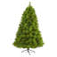 Lighted Artificial Pine Christmas Tree-553794178