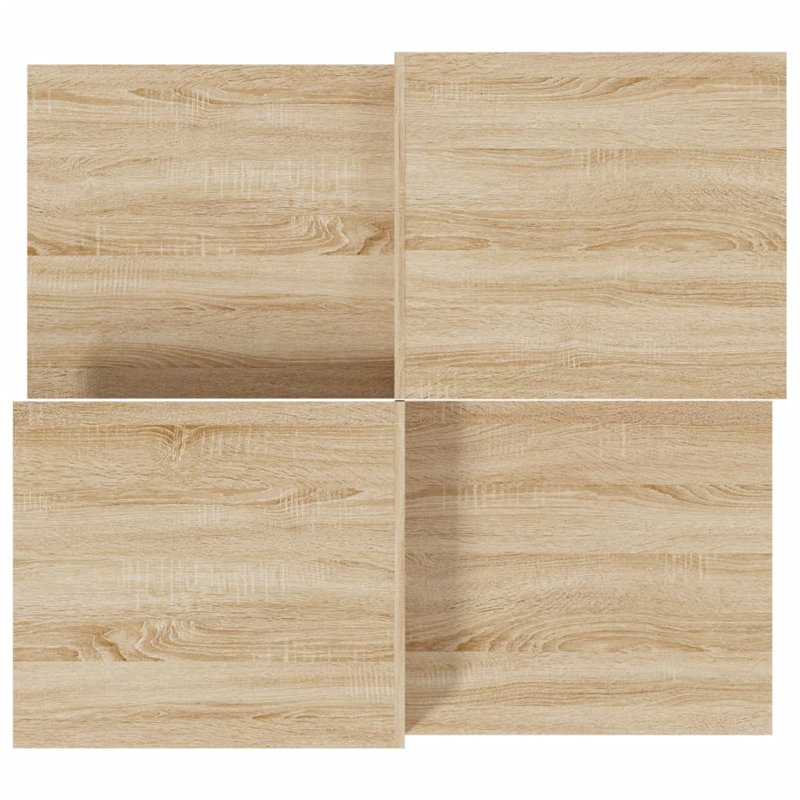 Cunegunda Abstract Coffee Table, Sonoma Oak