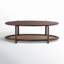 Avalon Walnut And Cane Coffee Table