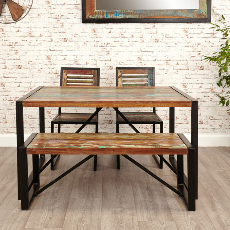 Kusilvak Wood Bench, 45cm H x 150cm W x 35cm D, Expresso
