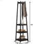 Portemanteau Vassen avec tablettes de rangement à 3 niveaux-1751272551