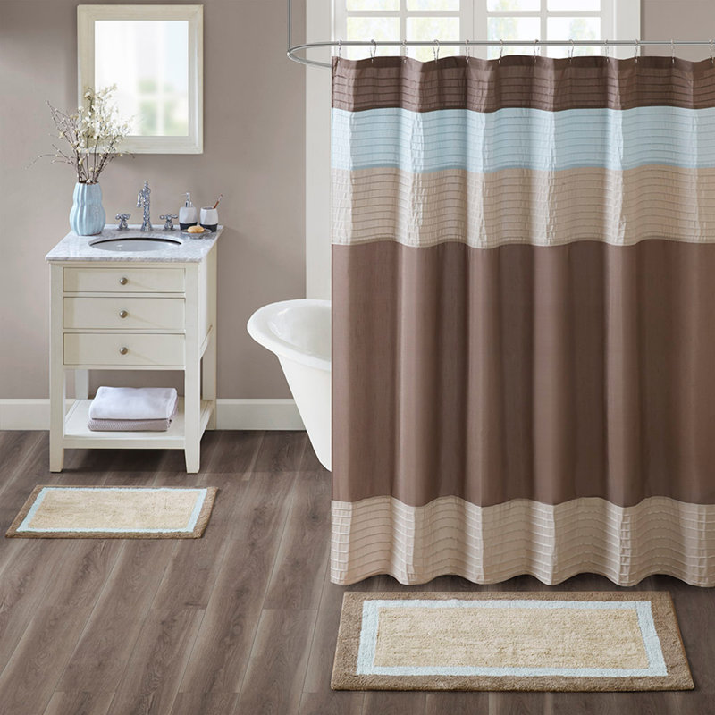 Tapis de bain en coton touffeté (un seul tapis)