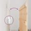 Wall Headboard Solid Wood Pine-417813282