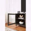 Console de meuble télé avec foyer et chauffage au fini noyer gris-923480601-923480607