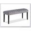 1 pièce banc salle à manger velours tissu tissu d'ameublement cuisine salle à manger meubles en bois