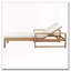 Ensemble de 2 chaises longues réglables à 5 positions avec structure et coussins en bois d'acacia-489800119