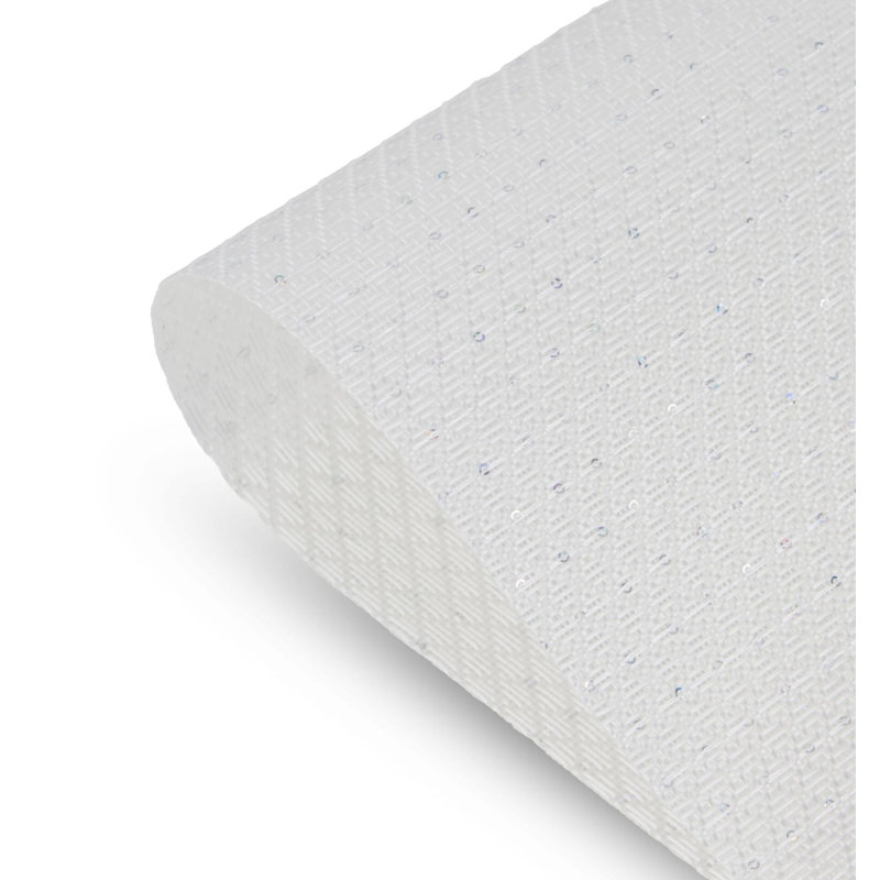 Prairieville Vinyl Rectangle Placemat, White