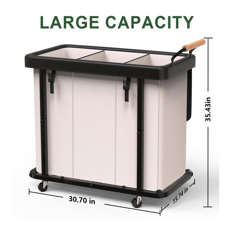 Séchoir à linge 230 L (60 gallons) 3 sections avec couvercle