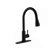 Modern Single-Handle Pull-Down Sprayer Kitchen Faucet with Lead-free in Stainless Steel-100392490
