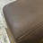 Roundhill Furniture Marvella 3-Piece Living Room Sofa, Loveseat, and Ottoman Set, Chocolate Faux Leather Upholstery and Curly Shearling Cushions