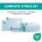 Arkwright 100% Polyester Soft All Season Bed in a Bag Comforter Set-110813824-110813830