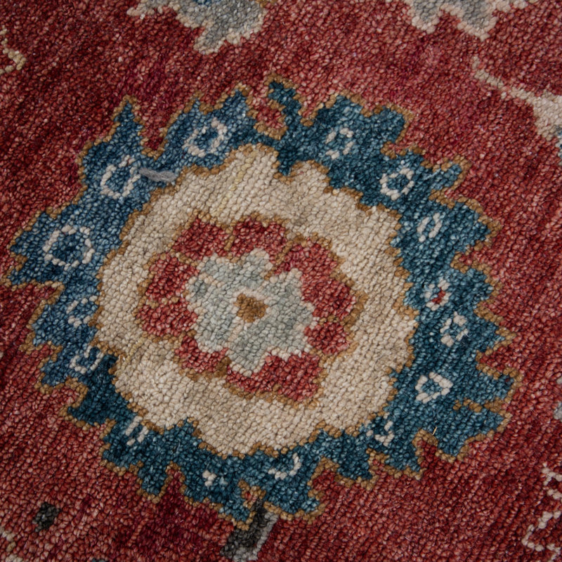 Tapis 100% laine nouée à la main, Rectangulaire 2 pi x 3 pi