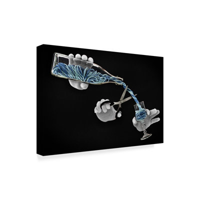 'Alcohol Free' Photographic Print on Wrapped Canvas