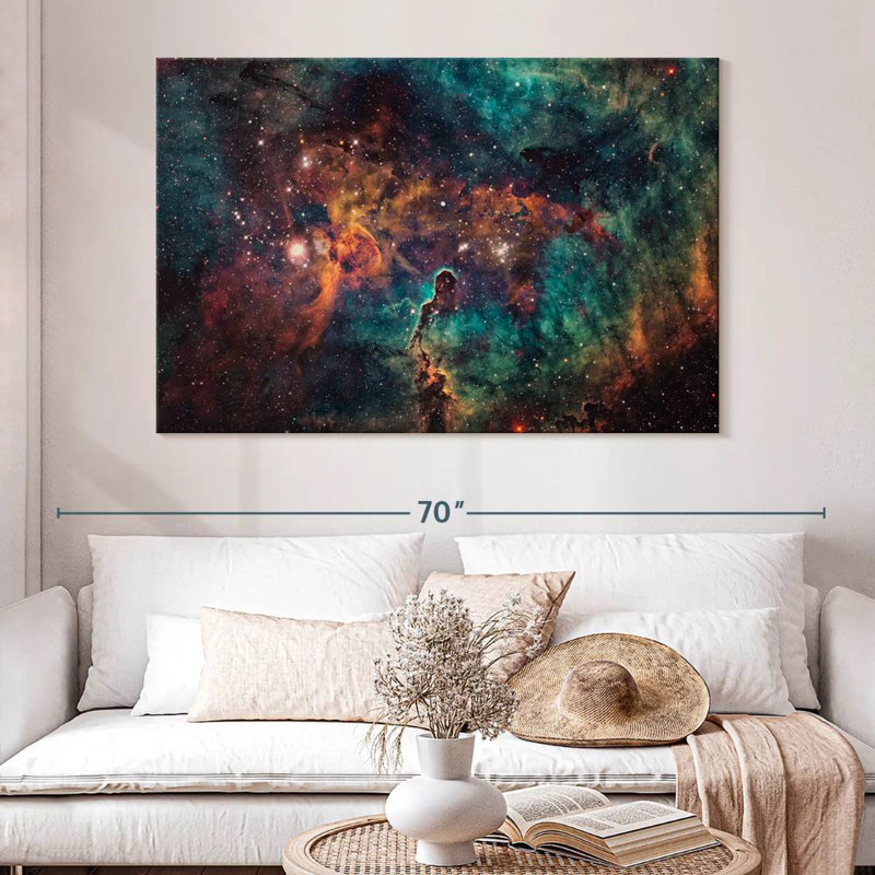 Oberle Deep Space Nebula, 34" H x 51" W