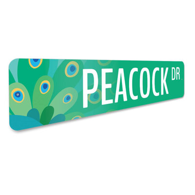 Panneau en aluminium Peacock Street
