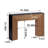 Console Table Modern Entryway Table