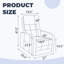 Fauteuil inclinable Premium Power Lift - Fonctions avancées de massage et de chaleur avec chargement USB-1341395447
