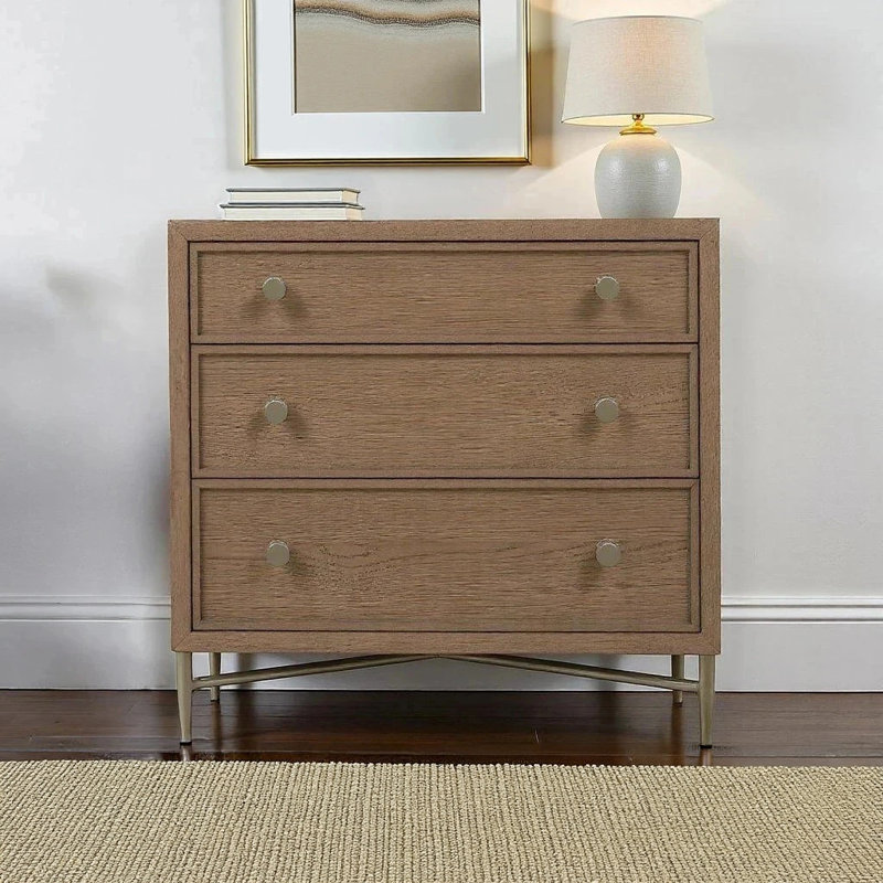 Sonnet Three-Drawer Nightstand