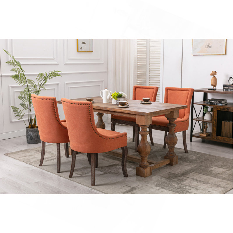 Chaise de salle à manger Ultra Side, Orange