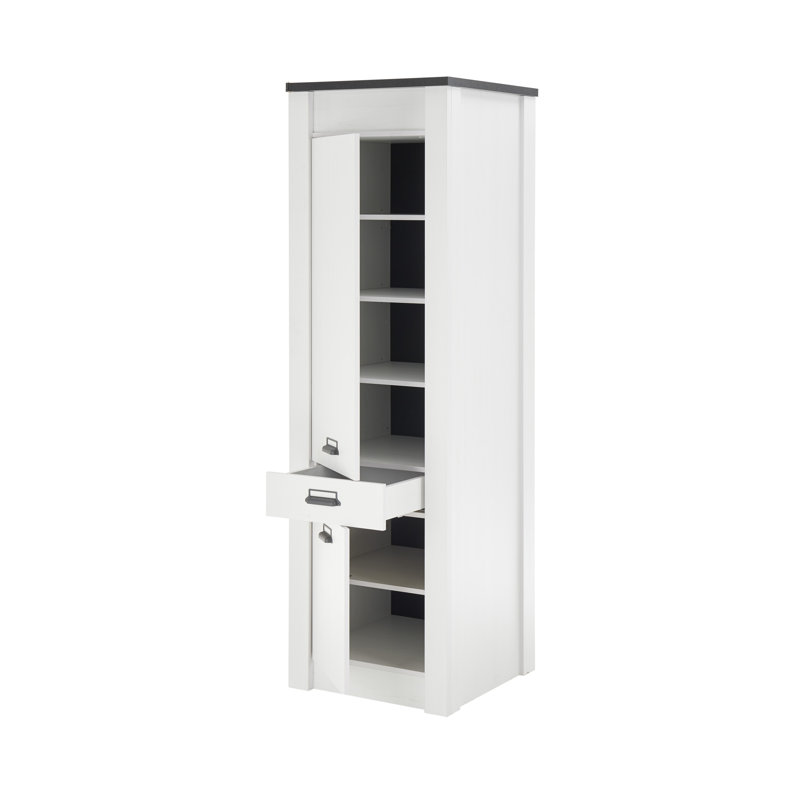 201cm Kitchen Pantry, White