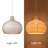 Aribella 1 - Light Natural Dome Pendant-32858490