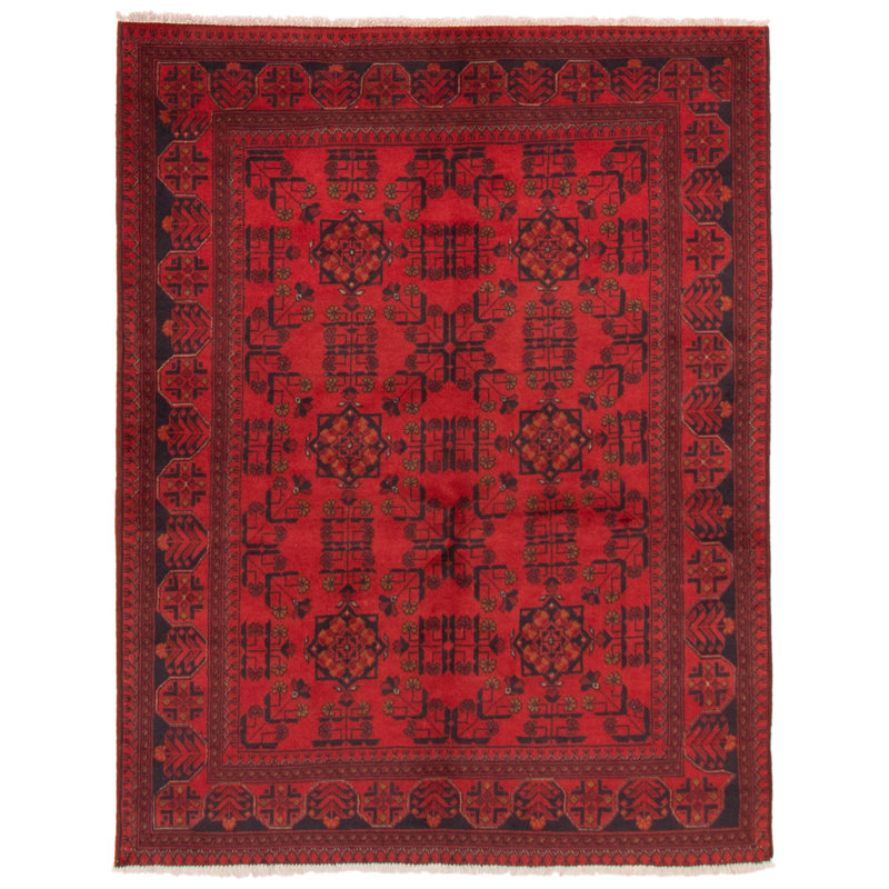 Tapis rouge 4 pi 9 po x 6 pi 1 po Finest Khal